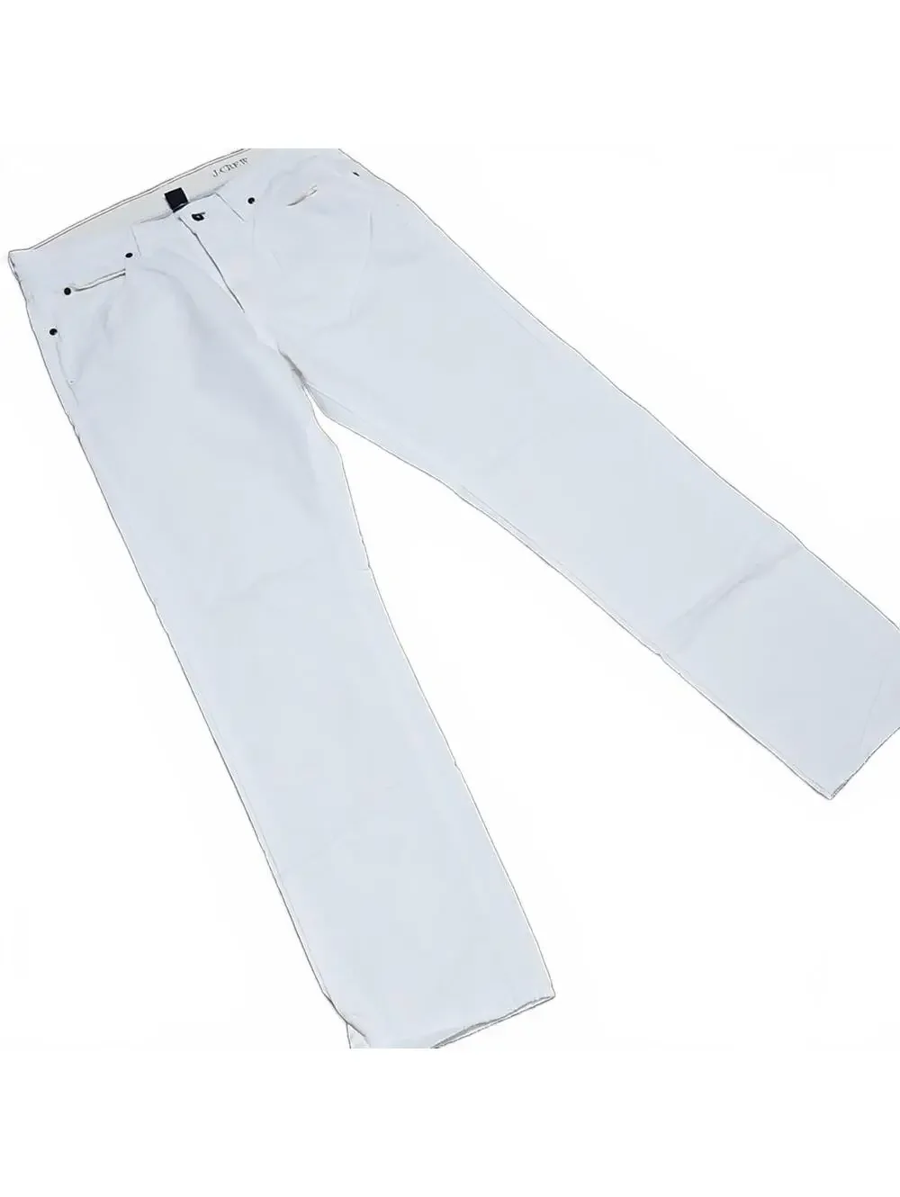 J. Crew | White Straight Leg Pants | 33x32
